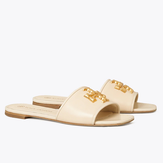 Tory Burch Ines Slip-On Logo-Patch Slides (1)